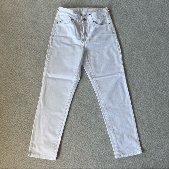 NYDJ Sheri Slim Ankle Jeans in White - Picture 2 of 5